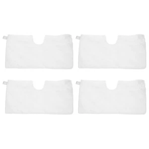 4pcs Steam Cleaner Attachment Mop Pads - 32x18x0.5cm Reusable Washable Fiber - Picture 1 of 12