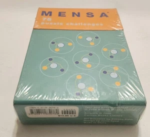 Mensa Puzzle Challenges by Chronicle Books Staff 2001 New Sealed - Bild 1 von 2