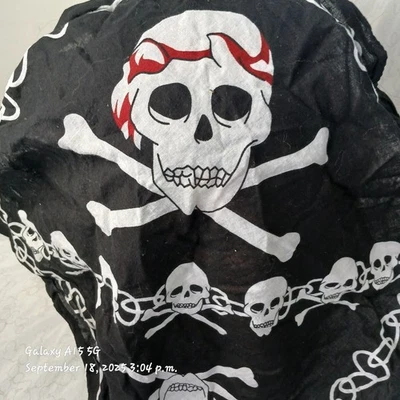 Pirate Bandana Skull Black - Image 1 of 4
