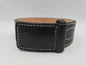 Circle Y Shepler's 2034 Cowhide leather black belt Mens size 36 - 2" wide - Picture 1 of 2