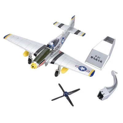 1:48 P51D P-51D Fighter Alloy Aircraft Model Military Plane Souvenir Collection - image 1 of 4