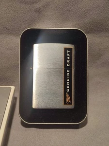 Zippo, Miller Genuine Draft, 1996, ungezündet, neu, in Blechdose - Bild 1 von 2