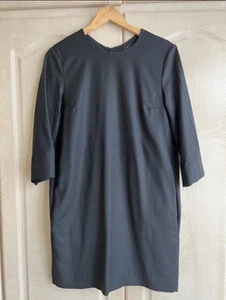 COS black dress, full length zipped back, EU 38, UK 10 - Picture 1 of 4
