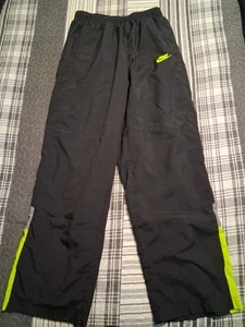 Nike Sweatpants Boys XL Blue Green Youth Lightweight Running Logo Kids Dri Fit - Picture 1 of 5