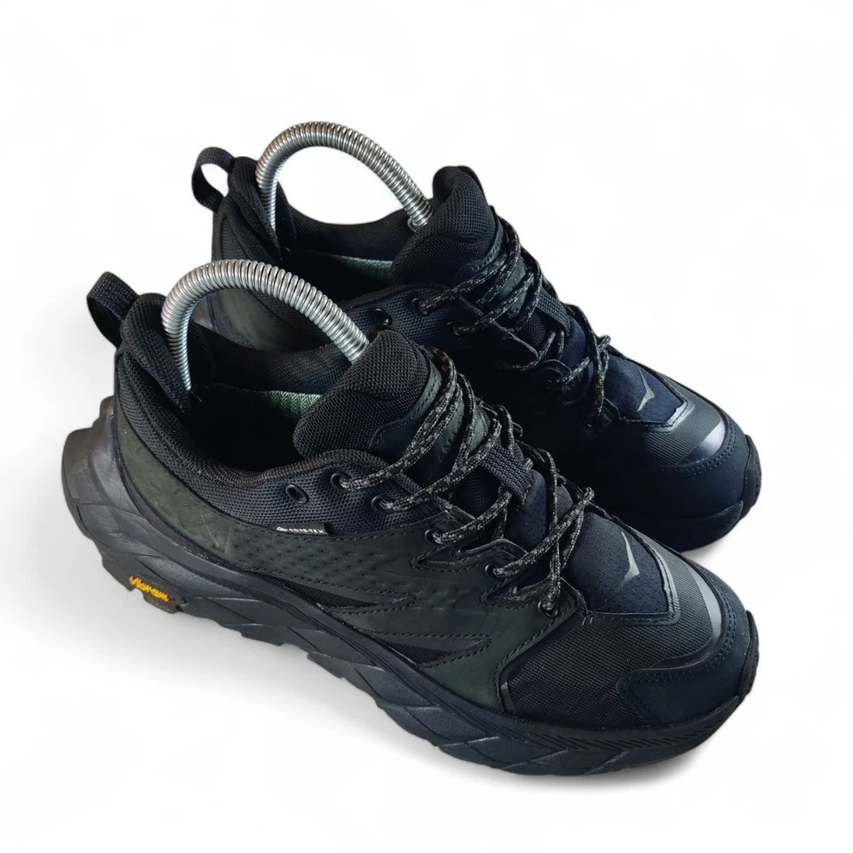 HOKA Kaha 2 Low GTX Gore-Tex Black Trail Hiking Women’s 6.5 B Vibram * Worn Once - Image 1 of 4