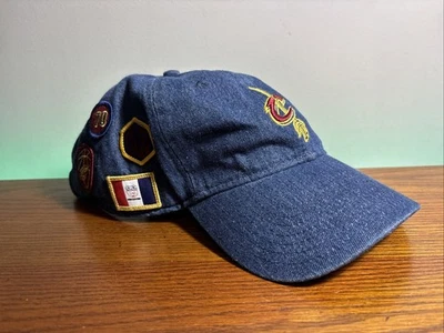 Cleveland Cavaliers New Era Denim 2018 Draft 9TWENTY Sombrero Ajustable Parches Laterales Foto 1 de 4