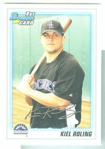 Tarjeta Bowman Prospects 2010 de Kiel Roling Colorado - Imagen 1 de 1