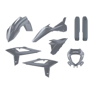 Kit plástico beta RR 2020 - 2021 GRIS Enduro Polisport CON protectores de horquilla - Imagen 1 de 1