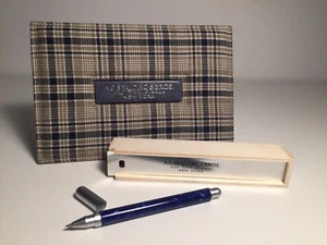 A.G. Spalding & Bros Penna Roller Ball Nera Resina Marble Blu Alluminio 0,5 mm - Afbeelding 1 van 10