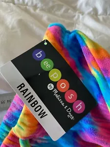 Beeposh Kids Pajama Pants Small PJ Rainbow Comfortable Lounge Warm Melissa&Doug - Picture 1 of 5