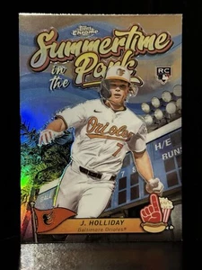 Jackson Holliday RC 2024 Topps Chrome Rookie Summertime In The Park # SITP-8 - Foto 1 di 2