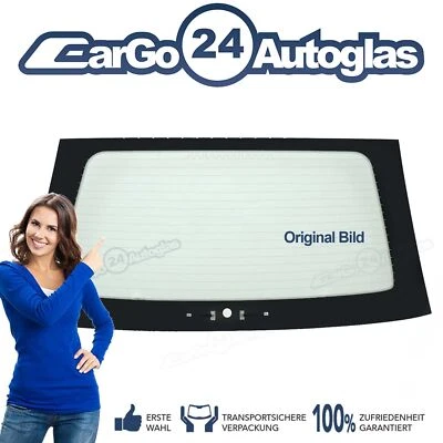 Heckscheibe für Opel Corsa C Grün Solar Heizbar mit Wischerloch Neu Bj 2000-2006 - Bild 1 von 2