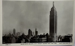 New York City Empire State Building RPPC Echt Foto Vintage Postkarte - Bild 1 von 3
