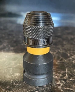 DEWALT DT7508-QZ 1/4in to 1/2in Square Impact Wrench Hex Impact Adaptor - Picture 1 of 8