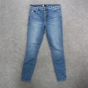 KUT Jeans Women's 10 Blue Stone Wash High Rise Skinny Jeans - Picture 1 of 12