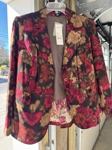 Notations Blazer Womens Brightly Colored, Size 1X - Picture 1 of 8