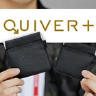 VDR Quiver Plus Magic Trick Coin Purse Leather Magician Close Up Street Illusion