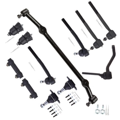 [12pcs] For Chevy Impala Caprice Steering Ball Joint Center Link Idler Arm Kit Foto 1 de 4