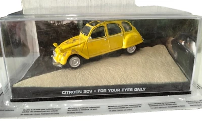 AUTOMODELLO 1 /43-CITROEN 2CV-FOR YOUR EYES ONLY-007 JAMS BOND- IN BOX-MA9 - Immagine 1 di 4