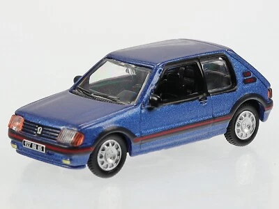 Peugeot 205 GTI 1990 Miami azul modelo de coche 471729 Norev 1:87 - Imagen 1 de 4