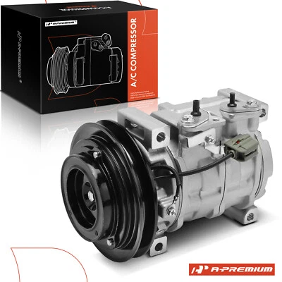 A/C Compressor w/ Clutch for Hino 145 165 185 258ALP 258LP 268A 308 358 338CT - Image 1 of 4