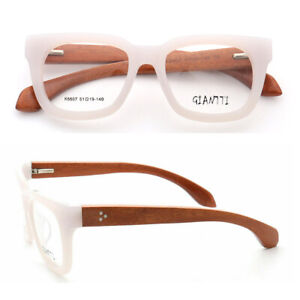 Top Quality Oversize Fashion Eyeglass Frames Wood Wooden Glasses Men Women Retro