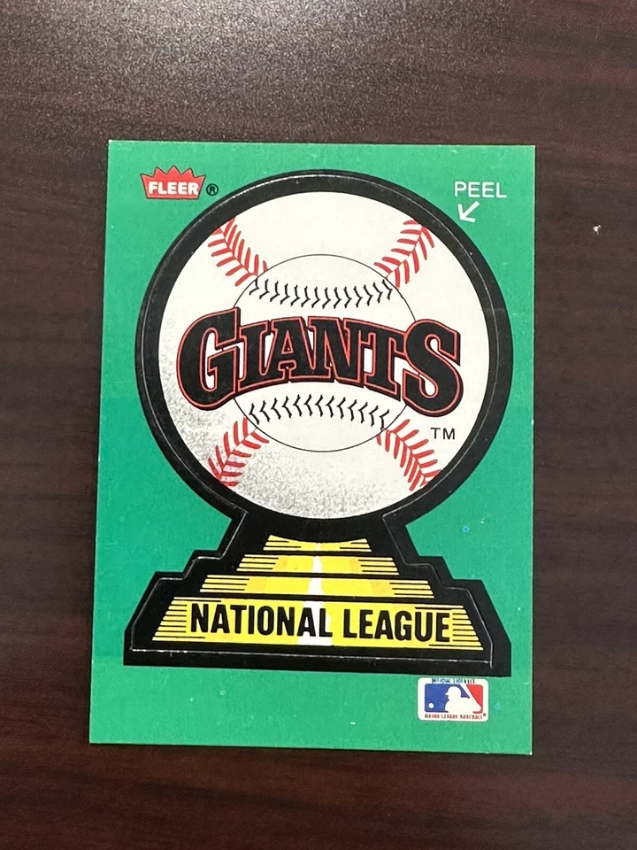 Vintage 80s San Francisco Giants Fleer Sticker baseball card  - Image 1 of 1