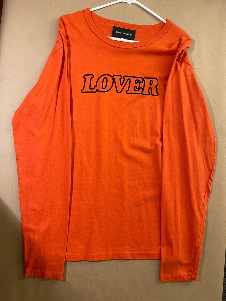 Camisa Alex Olson x Bianca Chandôn Love Color Naranja Manga Larga Talla XL Foto 1 de 1
