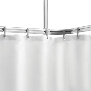 Sealskin Duschvorhang Komplett-Set Inkl. Duschstange Deckenbefestigung Aluminium - Bild 1 von 12