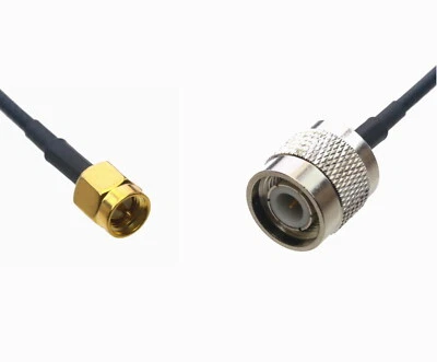 SMA Male to TNC Male Plug RF Coaxial Cable For Antenna Radio 0.5~15FT - Image 1 of 3
