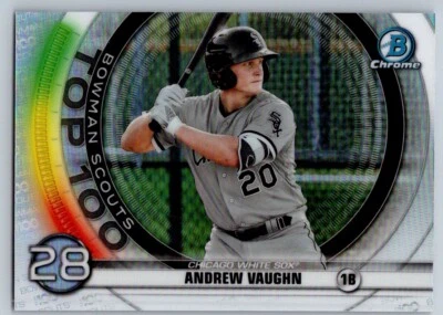Andrew Vaughn 2020 Bowman #BTP-28 - Image 1 of 2