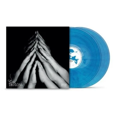 Geolier - Dieu Lo Sa (2024) LP Transparent Merbled Bleu Vinyl Pre Order - Photo 1/2