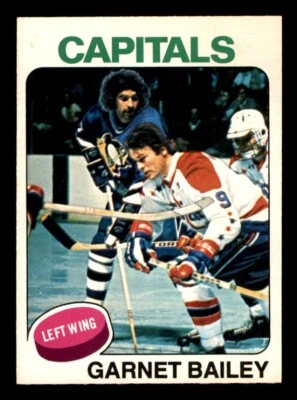 1975 OPC O-Pee-Chee Hockey #284 Garnet Bailey NM *e2 - Image 1 of 2