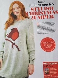 STYLISH CHRISTMAS JUMPER - KNITTED - Magazine Pull Out (G) - Picture 1 of 1
