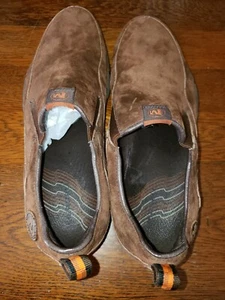 Merrell Men's Leather Loafer Boat Shoe Performance Outdoor Slip On Shoes Size 9 - Picture 1 of 12