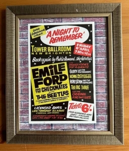 THE BEATLES - REPRODUCTION BILL POSTER / FLYER (TOWER BALLROOM, NEW BRIGHTON) - Picture 1 of 2