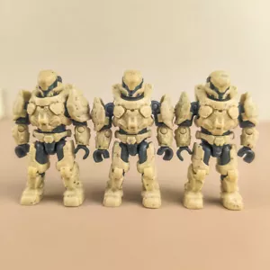 3Pcs Mega Construx Bloks Bazaar Battleground Halo Infinite Action Figure - Picture 1 of 3