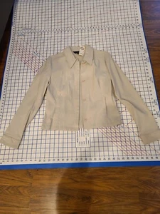 Express Womens Light Jacket Tan Size 11/12 NWT - Picture 1 of 7