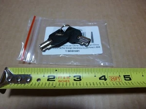 (2) Replacement #1221 Tubular Keys for Westward Tool Chest Toolbox 34F7 Series - Bild 1 von 3