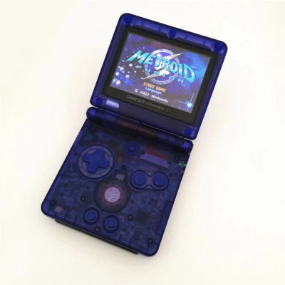 IPS Screen Clear Royal Blue Game Boy Advance SP Console Highlight LCD GBA SP - Image 1 of 4