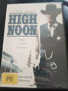 High Noon (DVD, 1952) Gary Cooper, Grace Kelly Region 4 VGC