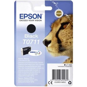 Cartuccia Epson T0711 inchiostro nero ghepardo Originale - Imagen 1 de 1