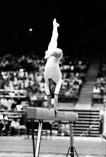 1976 8X10 Nadia Comaneci Gymnastics Photograph • Her 1st USA Competition