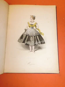 Mode-Album "Les travestissiment Elegants", Frankreich 1864, 15 kolorierte Stiche - Bild 1 von 18