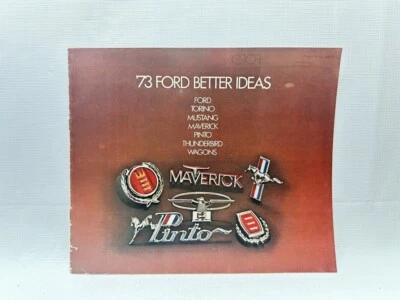 Ford Car 1973 original línea completa folleto de ventas Mustang T-Bird Torino LTD Pinto Foto 1 de 4