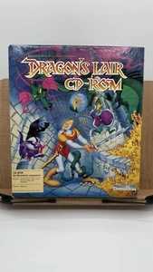 Dragons Lair 1993 Readysoft PC CD-ROM Juego de Computadora Vintage CAJA GRANDE - Imagen 1 de 5