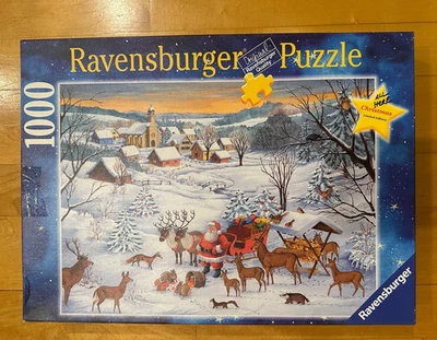 Rompecabezas Ravensburger 1000 Navidad Edición Limitada BLANCO NAVIDAD - Completo Foto 1 de 2