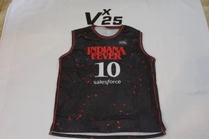 NUOVA maglia uomo Indiana Fever Lexie Hull Stranger Things maglia nera taglia M - Foto 1 di 6
