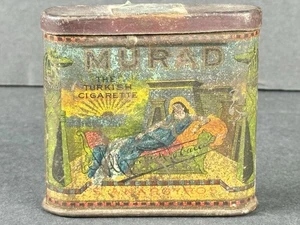 Vintage Murad türkische Zigaretten Dose Anfang 1900 Grafik - Bild 1 von 17