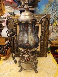 Vintage FB Rogers Silver Co 4354 Electric Dispenser - Coffee | Tea | Perculator - Picture 1 of 12